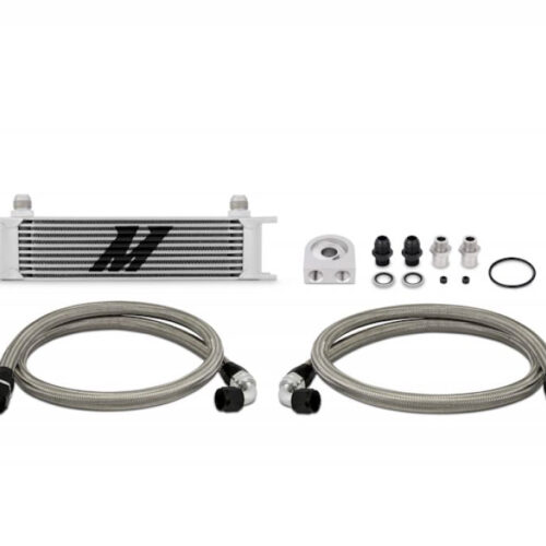 Universal Oil Cooler Kit 10 Row Silver – MMOC-U