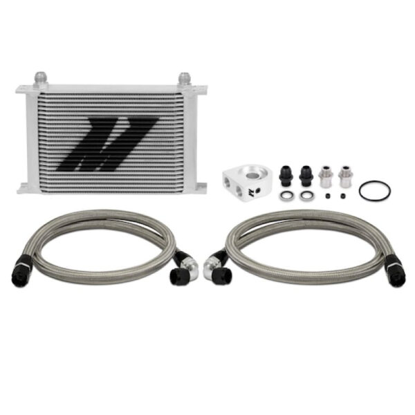 Universal Oil Cooler Kit 25 Row Silver - MMOC-UH