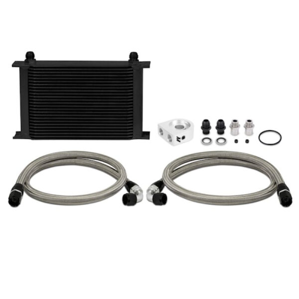 Universal Oil Cooler Kit 25 Row Black - MMOC-UHBK