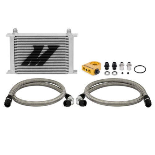 Universal Thermostatic Oil Cooler 25 Row Silver – MMOC-UHT