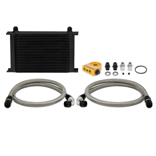 Universal Thermostatic Oil Cooler 25 Row Black – MMOC-UHTBK