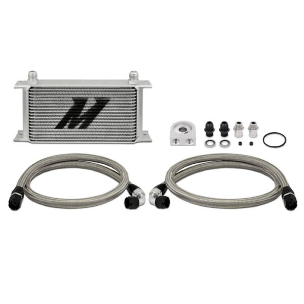 Universal Oil Cooler Kit 19 Row Silver - MMOC-UL