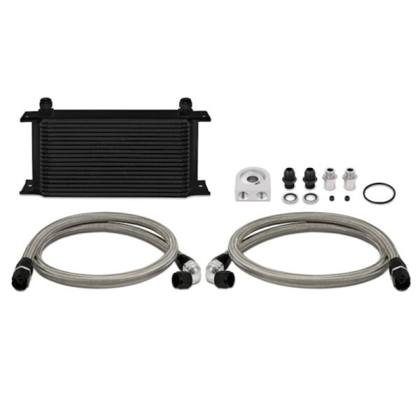 Universal Oil Cooler Kit 19 Row Black - MMOC-ULBK