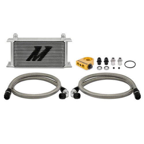 Universal Thermostatic Oil Cooler 19 Row Silver – MMOC-ULT