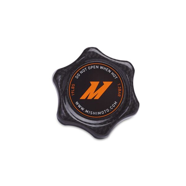 1.3 Bar Carbon Fiber Radiator Cap Small (Import) - MMRC-13-SMCF