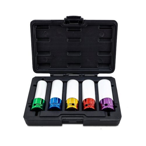 5-Piece Non-Marring 1/2-in Wheel Nut Socket Set – MMTL-LUG-5