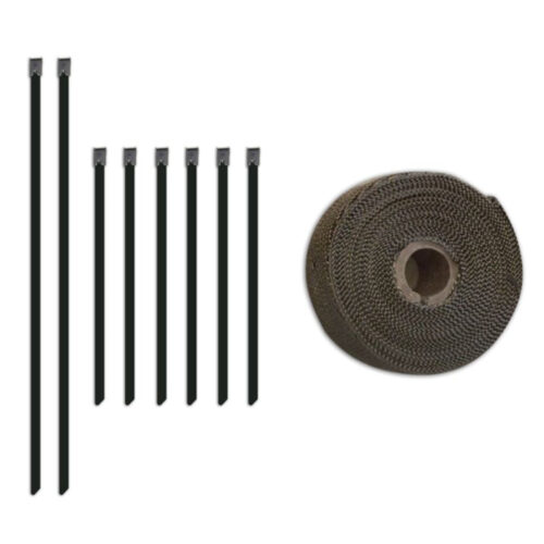 Heat Wrap 2″x 35′ Roll + Stainless Locking Tie Set – MMTW-235