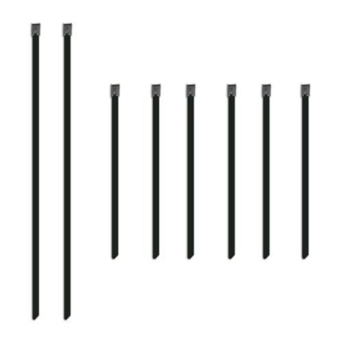 Set of Six 6″ & Two 14″ Stainless Locking Ties – MMTW-TIES