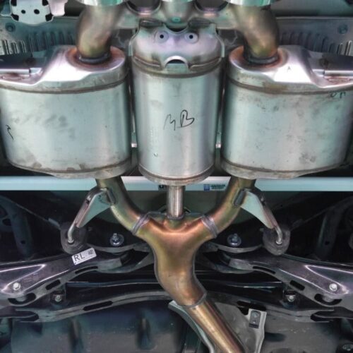 Honda Civic Type-R FK8 17+ Ultra Racing 2-Point Rear Lower Bar – UR-RL2-3935