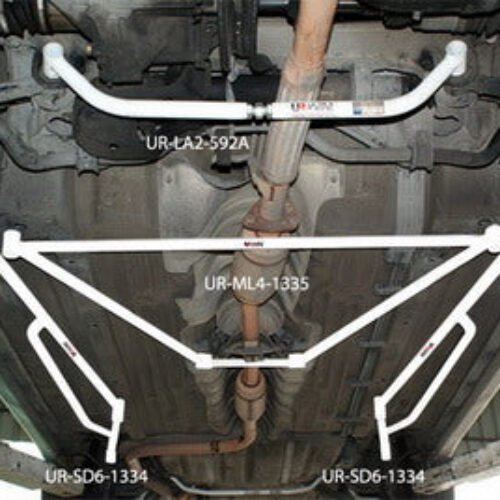 Honda Accord 90-93 Ultra Racing 2x 3-Point Side Floor Bars – UR-SD6-1334P