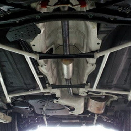 Mazda 3 09+ BL Ultra Racing 2x 4-Point Floor/Side Bars – UR-SD8-948P
