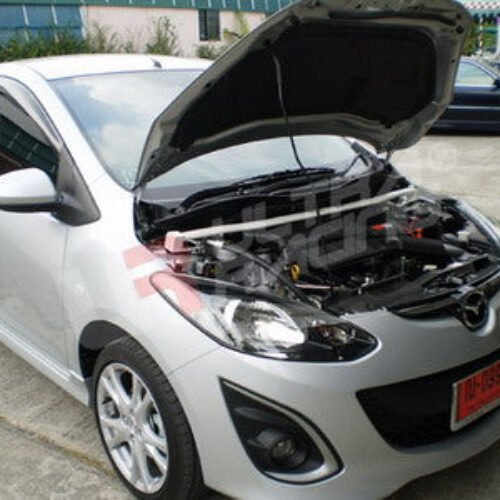Mazda 2 07+ Ultra Racing 2-Point Front Upper Strutbar (RHD) – UR-TW2-693