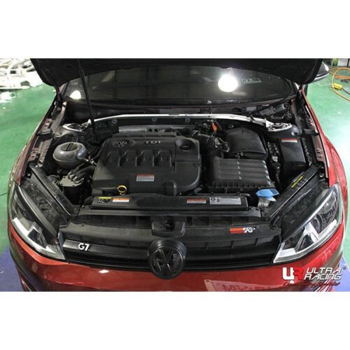 VW Golf 7 2.0GTI/TDI Ultra Racing 2-Point Front Upper Strutbar – URKR-TW2-2685