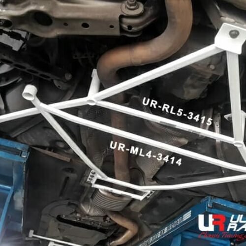 BMW X1 E84 2.0 4WD 09-15 Ultra Racing 4-Point Mid Lower Brace – URTW-ML4-3414