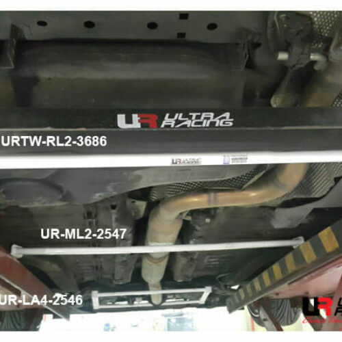 Citroën C2/C3 02-09 2WD Manual Ultra Racing Rear Lower Bar – URTW-RL2-3686