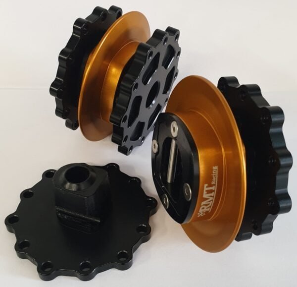 RMT Racing Quick Release / Snap-Off Race Steering Wheel Profi FIA G