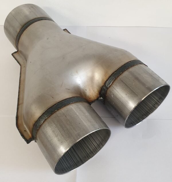 RMT Racing Stainless Steel Exhaust Y-Pipe - 2 inch / 50.8mm to 2x 50.8mm
