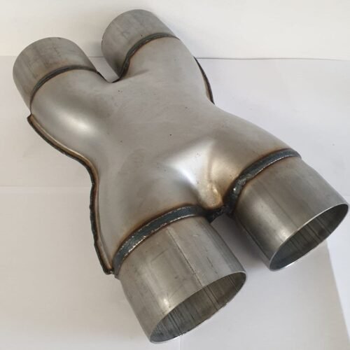 RMT Racing Stainless Steel Exhaust X-Pipe – 3 inch / 76mm