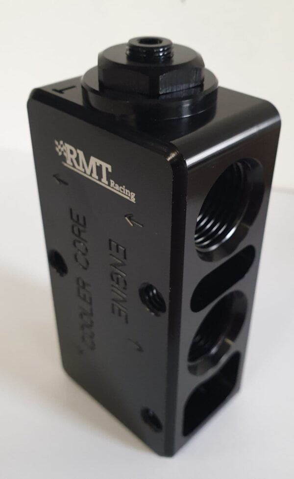 RMT Racing Remote Oil Thermostat Housing