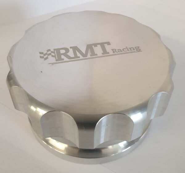 RMT Racing Aluminium Weld-On Fuel Filler Neck - Large, with Cap