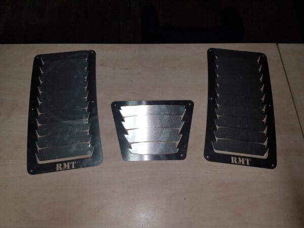 RMT Racing Aluminium Hood Vents (Louvres) - Set