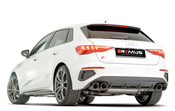 Remus GPF-Back System – S3 [8Y] + GPF 2020- 2.0 TFSI 228kW quattro S tronic GPF (particulate filter) – 040020-9999 - Image 4