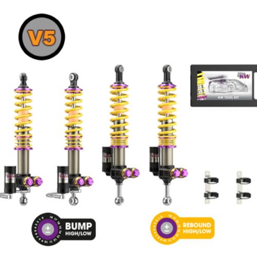 KW Suspensions Coupé without electronische silencers