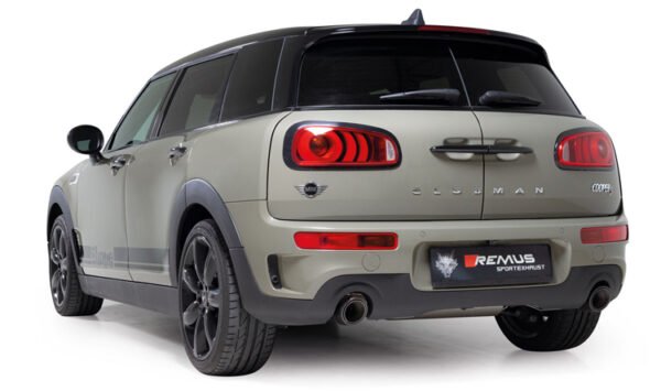 Remus GPF-Back System – MK III [F54/55/56/57/60] 2014- Clubman [F54] 2.0 turbo 141 kW 2WD GPF (particulate filter):