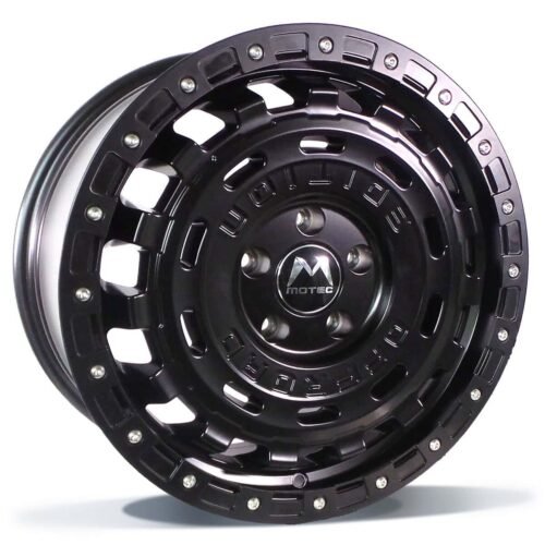 Motec R-Cross flat black / black ring 8X18 6×130 ET: 45 NB: 66.5 S6