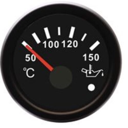 RMT Racing Oil Temperature Gauge – 50° to 150°C, 51mm Mounting