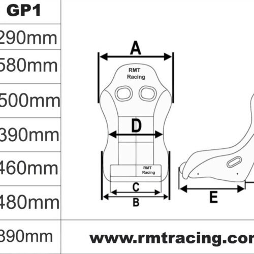 RMT Racing GP1 Bucket Seat