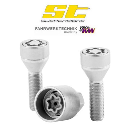 ST Suspensions Wheel Lock Bolt M12x1.5 — 60mm, M12 conical 60°, SW17
