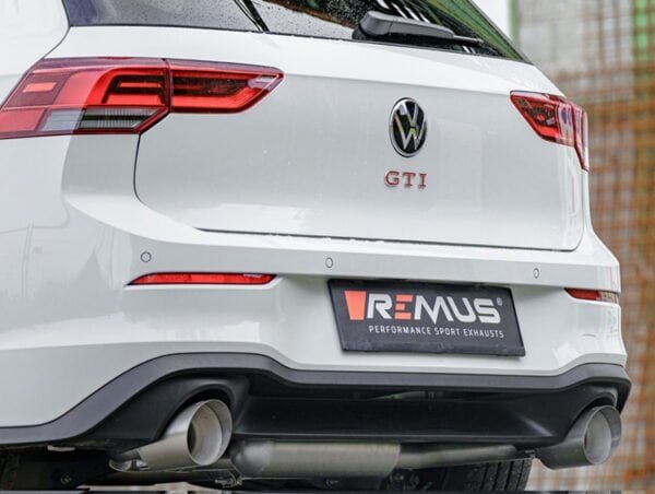 Remus Racing GPF-Back System – Golf GTI VIII 2020- 2.0 TSI 221 kW + GPF (particulate filter) - Image 2