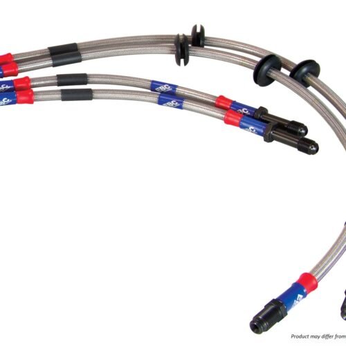 BLA1329-4L – EBC Braided Steel Brake Lines; Front & Rear