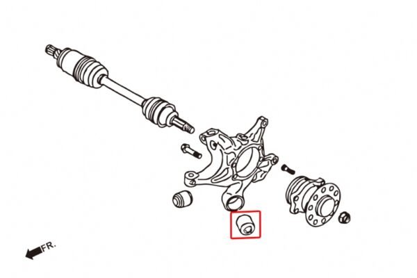 Rear Knuckle Bushing Scion, Subaru, Toyota - Image 2