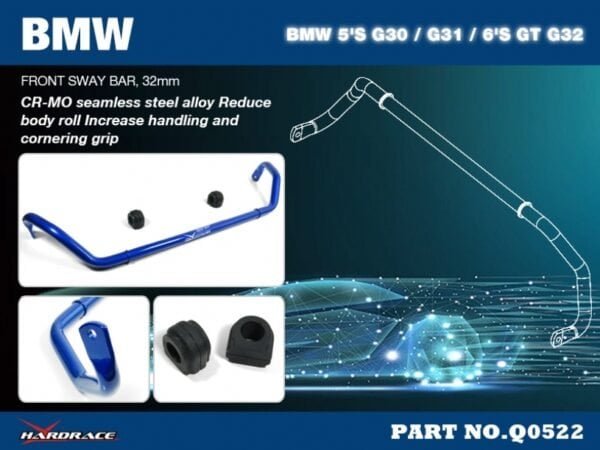 Front Sway Bar Bmw 5 Series, 6 Series - Image 2