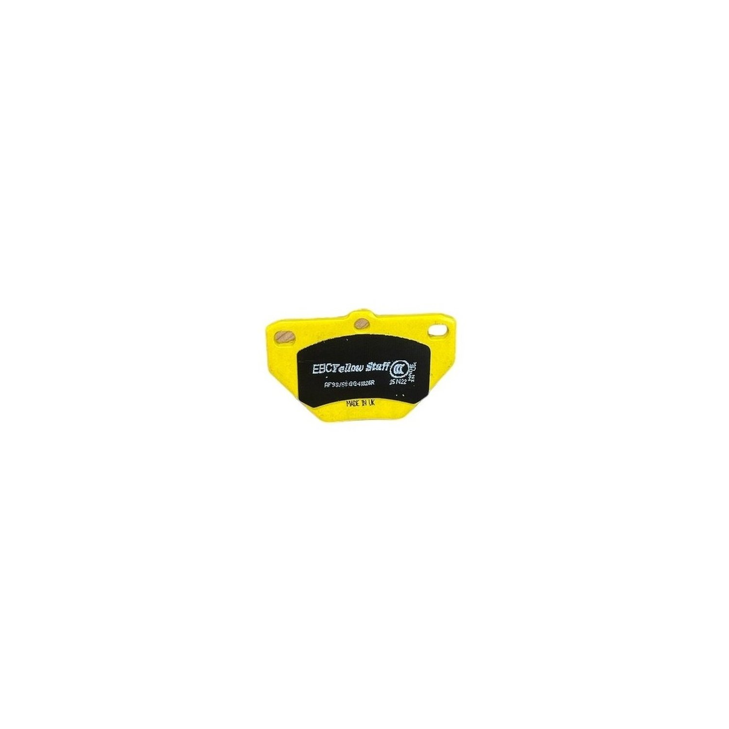 DP41326R - EBC Yellowstuff Brake Pads; Rear - Image 3