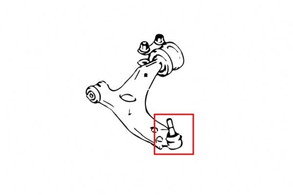 Front Lower Ball Joint Ford Focus - Image 2