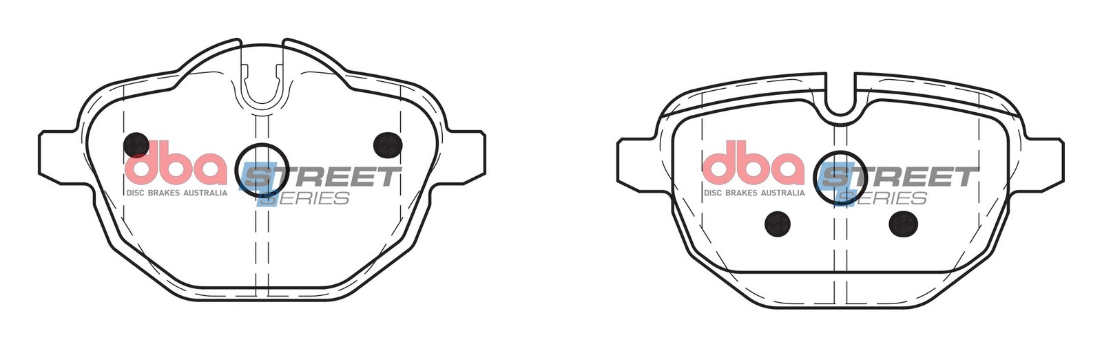 DB2225SS - DBA Street Series Brake Pads; Front - Image 3