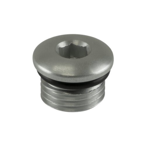 Fitting -6 AN ORB Blank – Silver