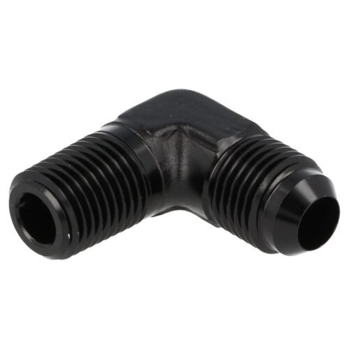 Aluminum Adapter Male 90° AN6 – 1/4 NPT