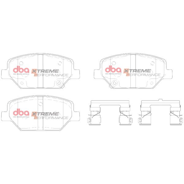 DB15017XP - DBA Xtreme Performance Brake Pads; Front - Image 3