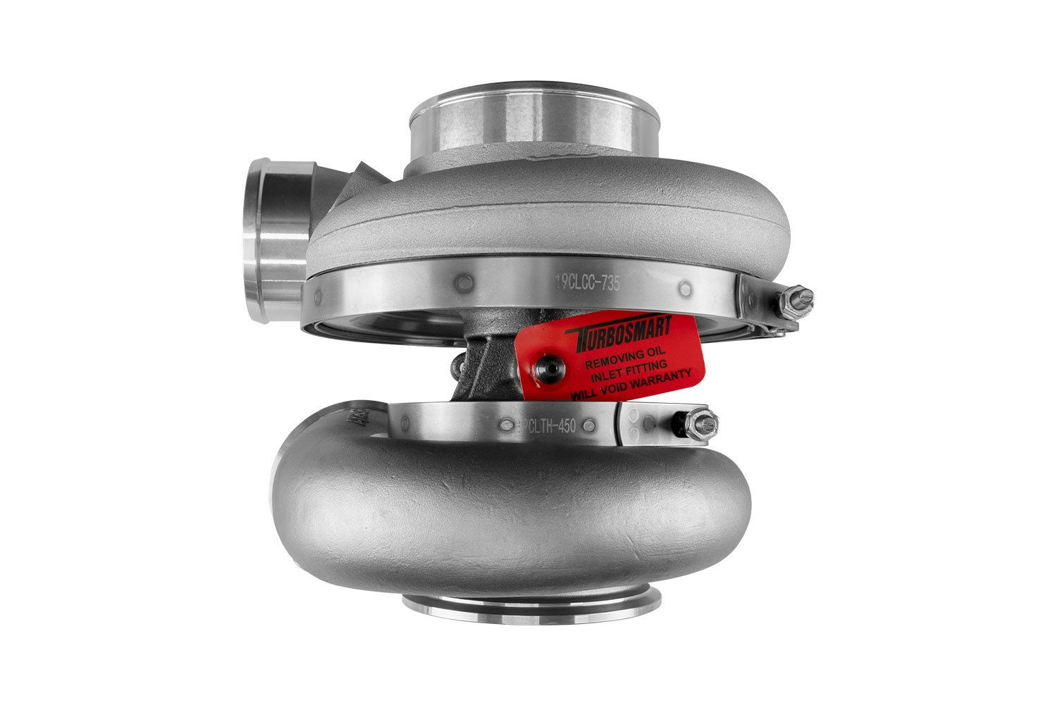 TS-1 Turbocharger 6870 V-Band Reverse Rotation 0.96AR Externally Wastegated - Image 4
