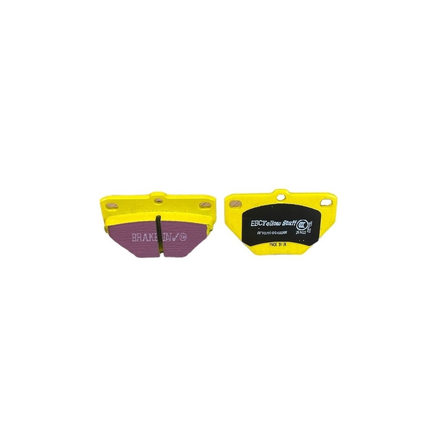 DP41326R - EBC Yellowstuff Brake Pads; Rear - Image 2