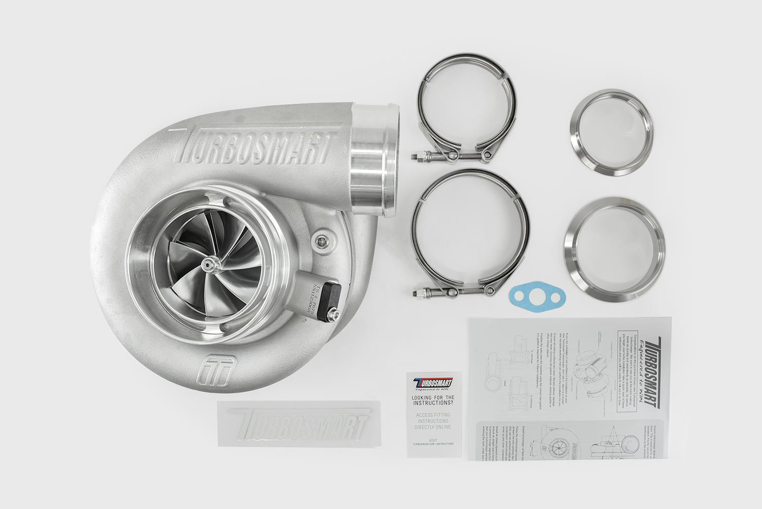 TS-1 Turbocharger 7675 V-Band 1.24AR Externally Wastegated - Image 6
