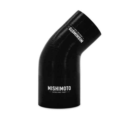 Silicone Reducer Coupler, 45 Degree, 3″ to 3.5″, Black – MMCP-R45-3035BK